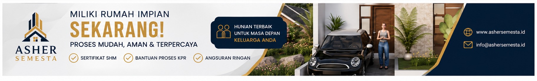 Miliki rumah impian sekarang, proses mudah, aman, dan terpercaya